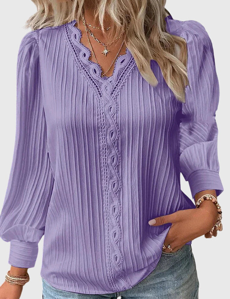 Andrea™ | Elegants Puloveris Blūze