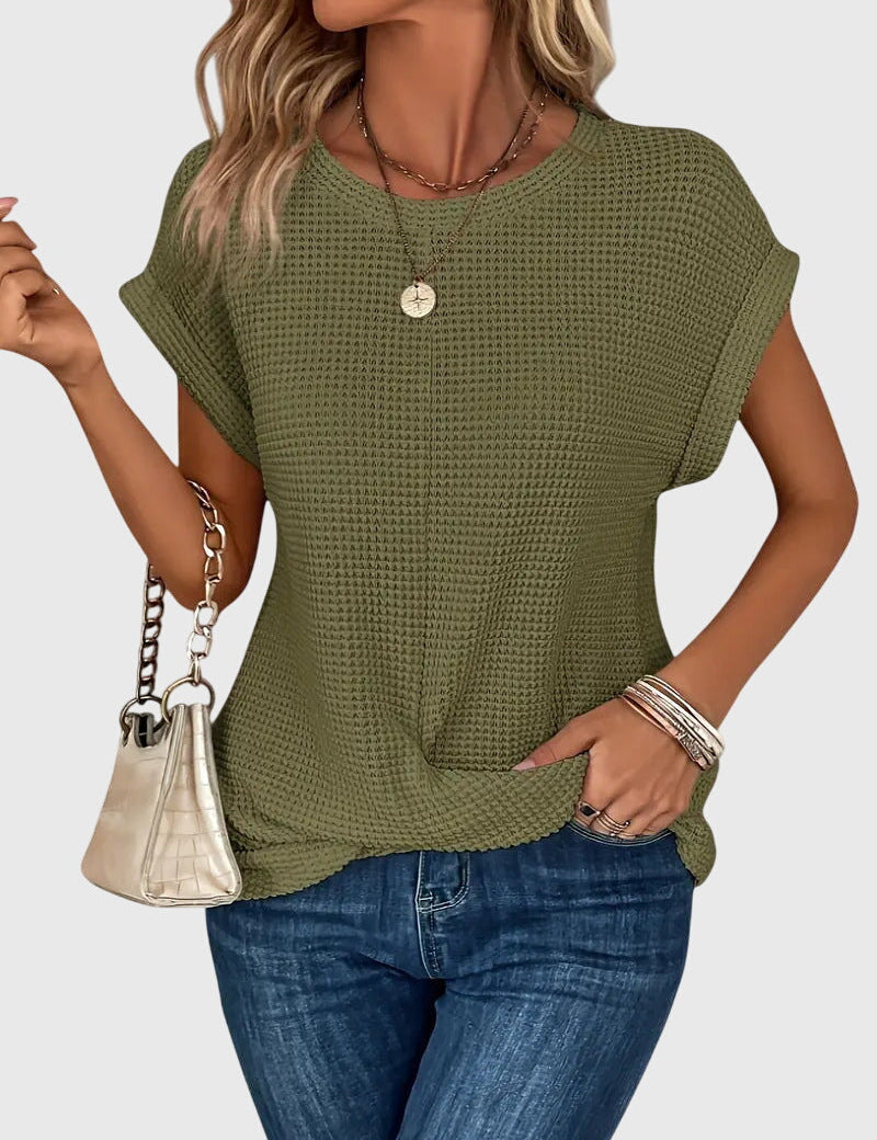 Isa™ | Eleganta Blūze ar Apaļu Kaklu