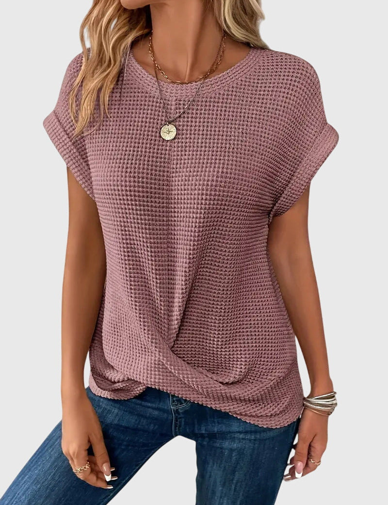 Isa™ | Eleganta Blūze ar Apaļu Kaklu