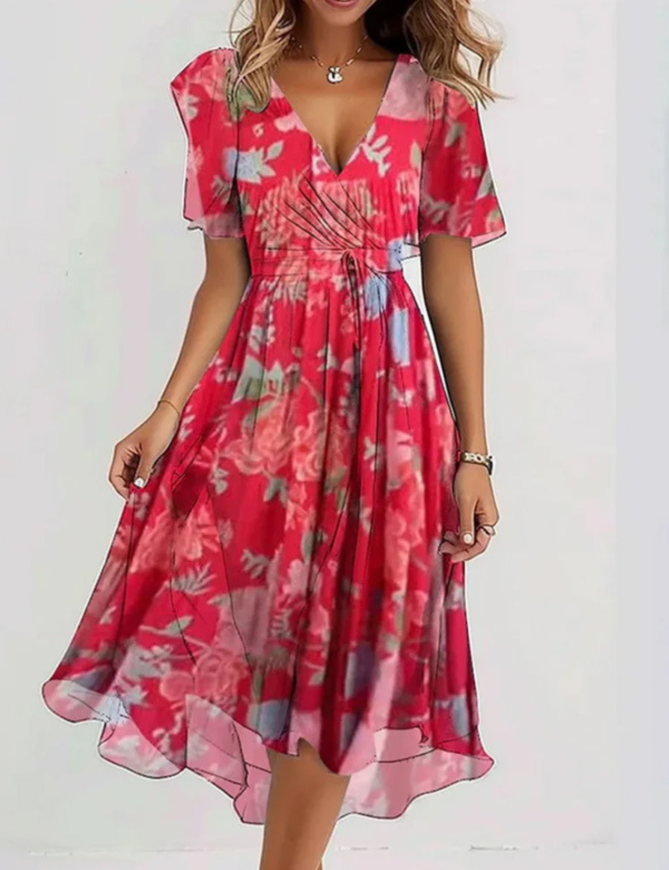 Matilda™ | Vasaras Kleita Ar Vēderi Segumu