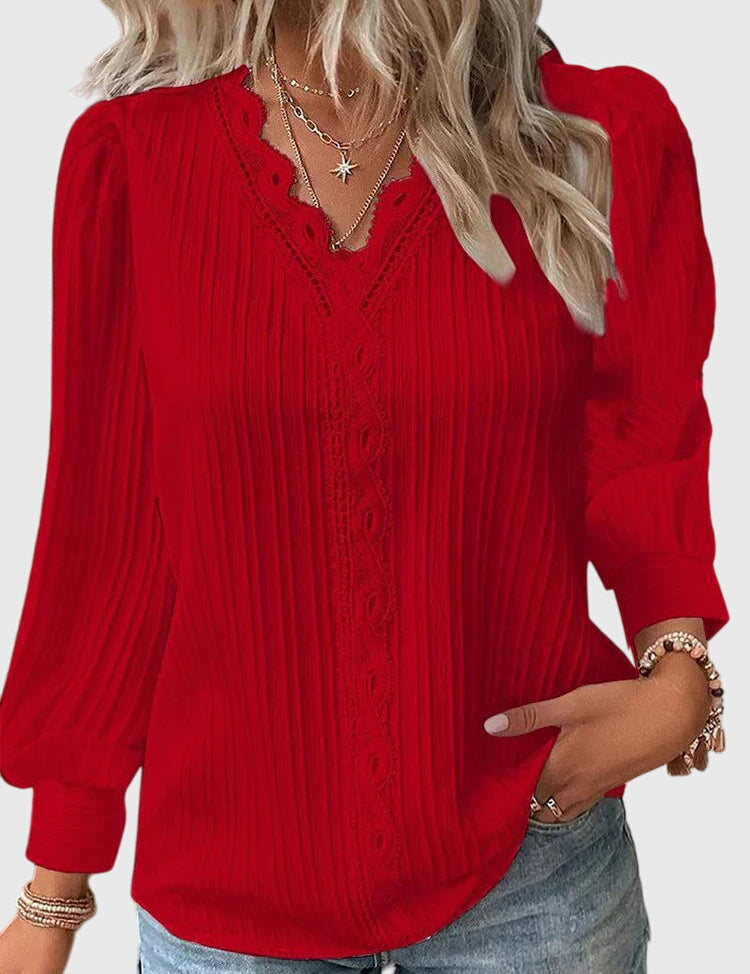 Andrea™ | Elegants Puloveris Blūze