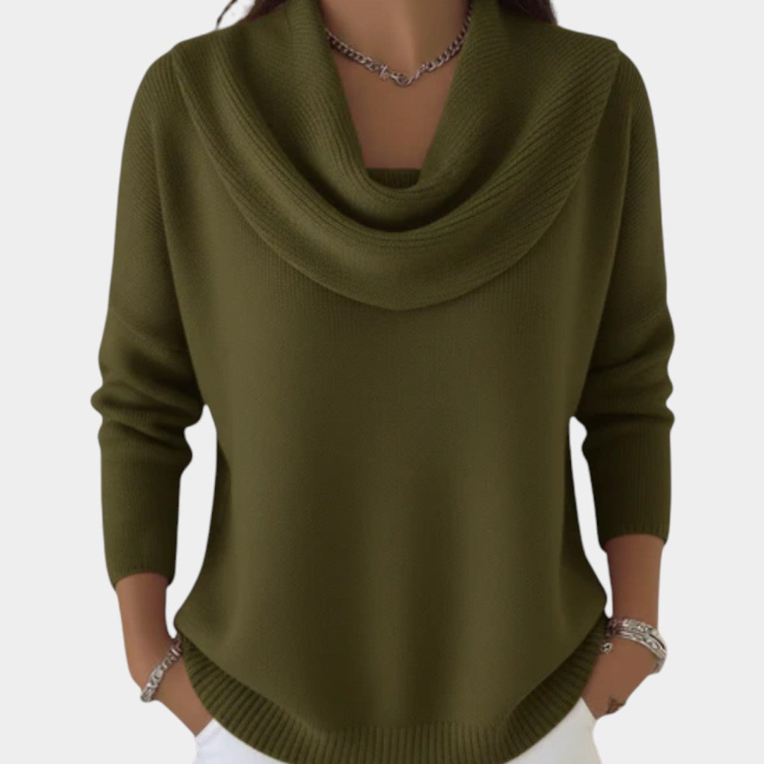 Anna – Elegants džemperis ar mīkstu apkakli