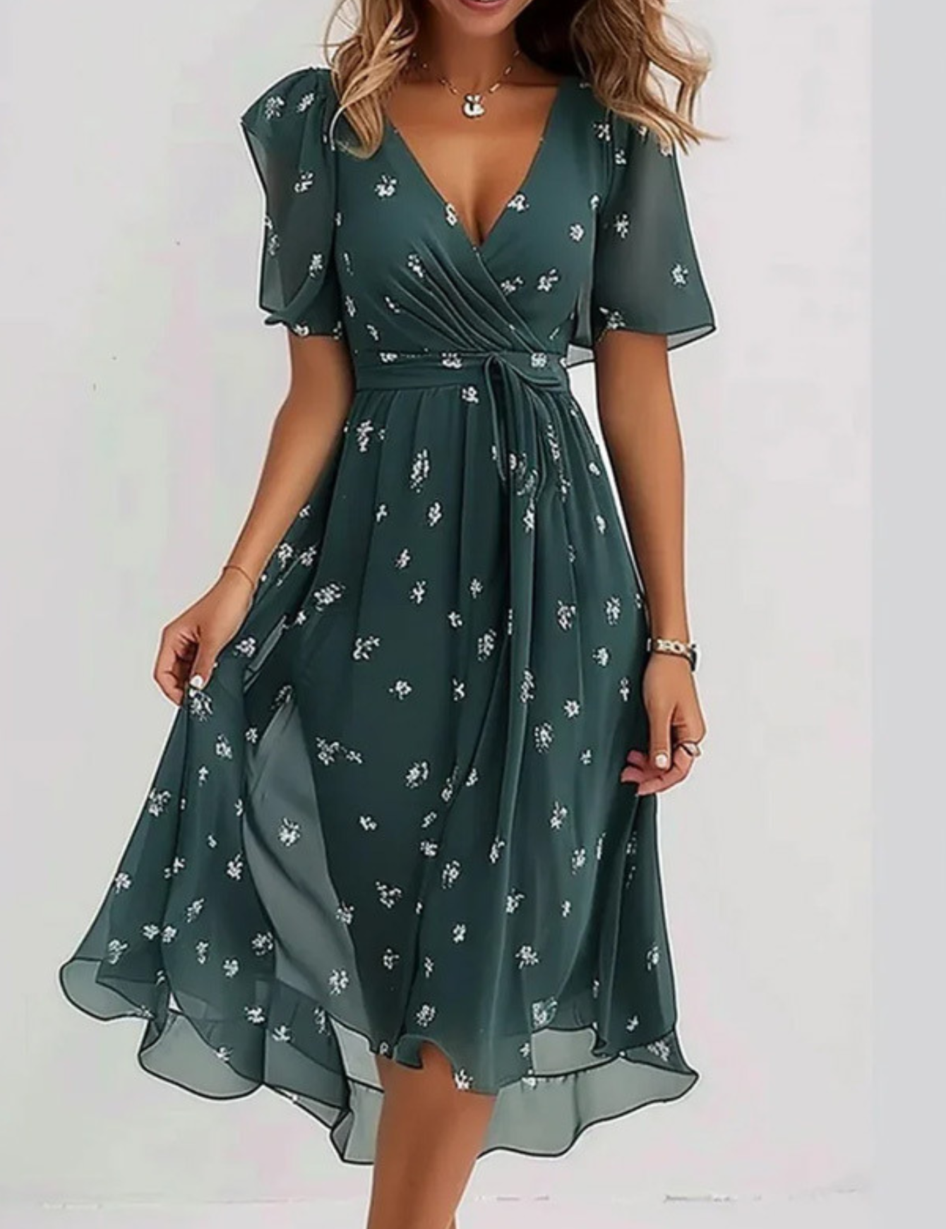 Matilda™ | Vasaras Kleita Ar Vēderi Segumu