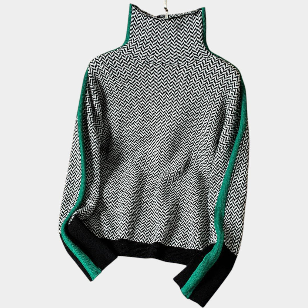 Maija™ | Džemperis ar augstu apkakli