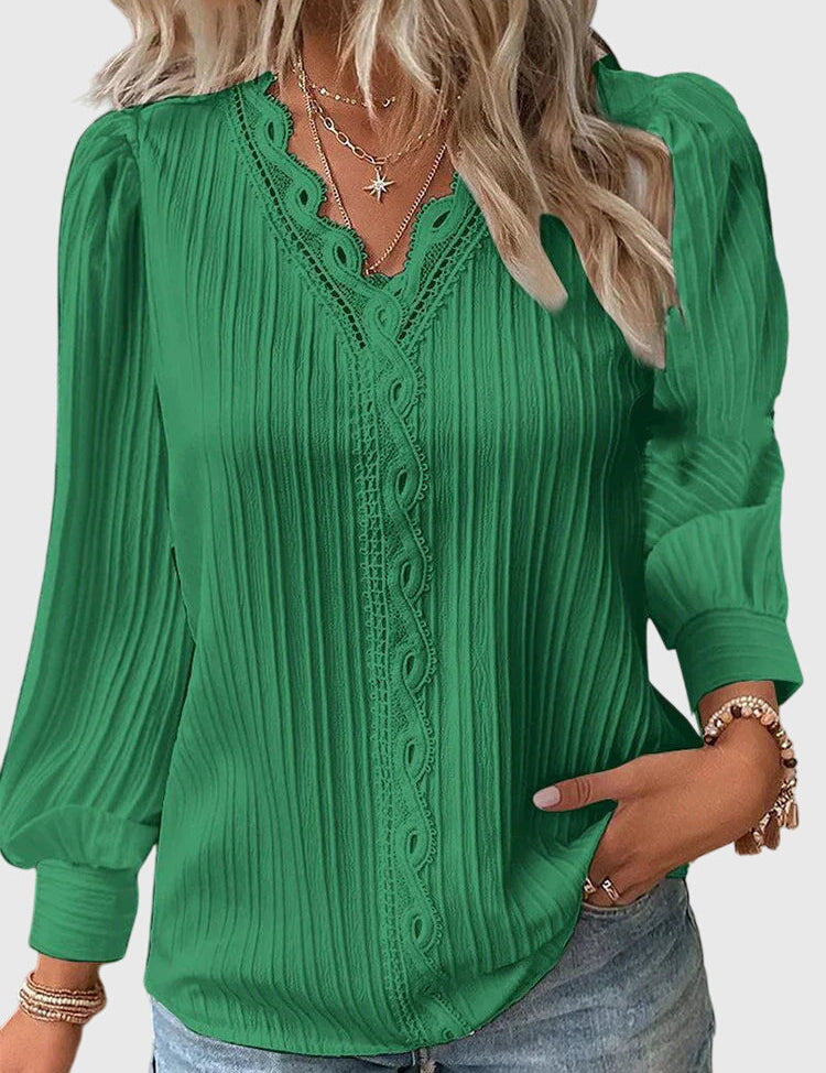 Andrea™ | Elegants Puloveris Blūze